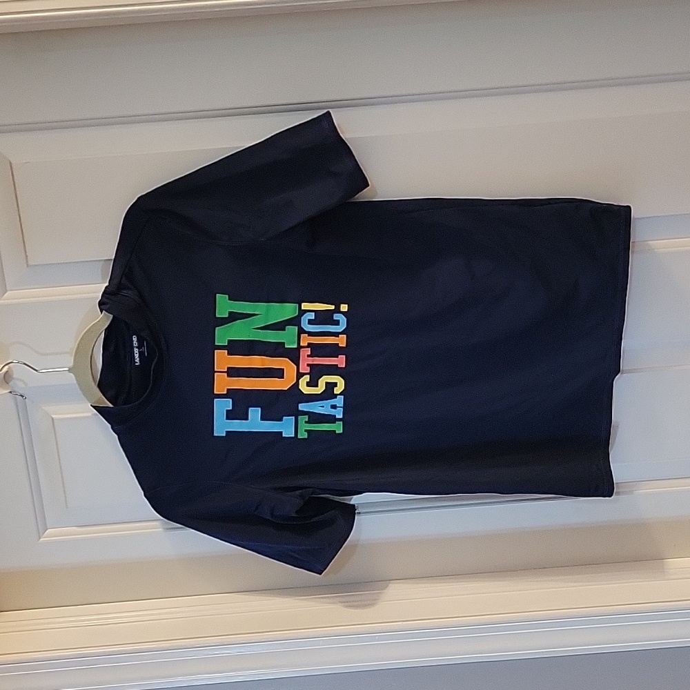 Lands End navy funtastic Rashguard large